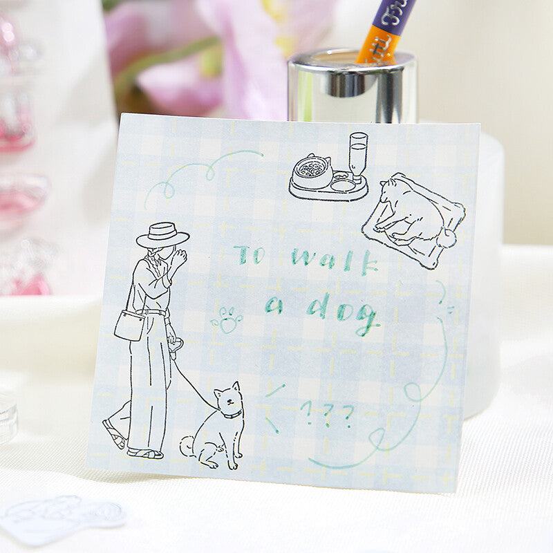 BGM Clear Stamp - How to Spend Your Holiday - Pets - Default Title by Techo Treats Stationery
