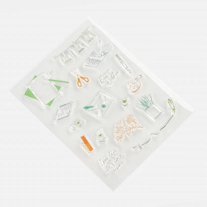 BGM Clear Stamp - Record - Letters - Default Title by Techo Treats Stationery