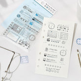 BGM Clear Stamp - Record - Life - Default Title by Techo Treats Stationery