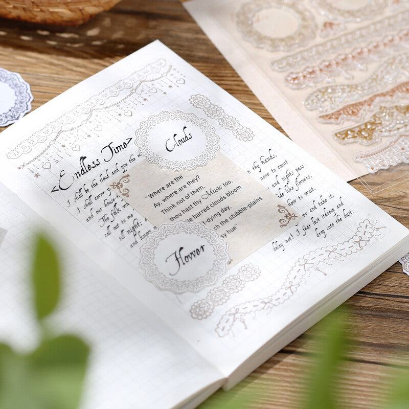 BGM Clear Stamp - Vintage - Lace - Default Title by Techo Treats Stationery