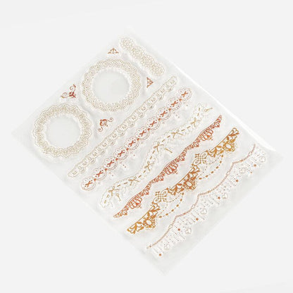 BGM Clear Stamp - Vintage - Lace - Default Title by Techo Treats Stationery
