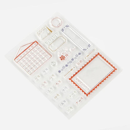 BGM Clear Stamp - Vintage - Schedule - Default Title by Techo Treats Stationery
