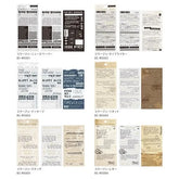 BGM Collage Seal Foil-stamped Planner Sticker - Newspaper - Default Title by Techo Treats Stationery