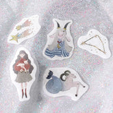 BGM Constellation Girls Foil-stamped Flake Seal - Scorpio, Sagittarius & Capricorn - Default Title by Techo Treats Stationery