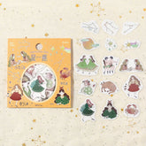 BGM Constellation Girls Foil-stamped Flake Seal - Taurus & Gemini & Crab - Default Title by Techo Treats Stationery