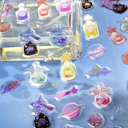 BGM Crystal Seal Epoxy Sticker - Cosmos Perfume - Default Title by Techo Treats Stationery