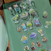 BGM Crystal Seal Epoxy Sticker - Japanese Cafe A La Mode - Default Title by Techo Treats Stationery