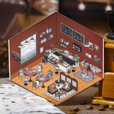 BGM Diorama 2.5D Miniature Room Sticker Vol.1 - Cafe - Default Title by Techo Treats Stationery