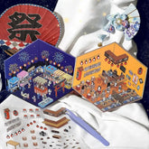 BGM Diorama 2.5D Miniature Room Sticker Vol.1 - Izakaya (Japanese Gastropub) - Default Title by Techo Treats Stationery
