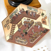 BGM Diorama 2.5D Miniature Room Sticker Vol.2 - Bakery - Default Title by Techo Treats Stationery