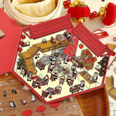 BGM Diorama 2.5D Miniature Room Sticker Vol.3 - Chinese Cuisine - Default Title by Techo Treats Stationery