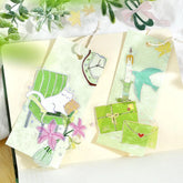 BGM Dolce Vita Foil-stamped Clear Sticker - A Letter of Happiness - Default Title by Techo Treats Stationery