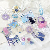 BGM Dolce Vita Foil-stamped Clear Sticker - Fragments of Daily Life - Default Title by Techo Treats Stationery