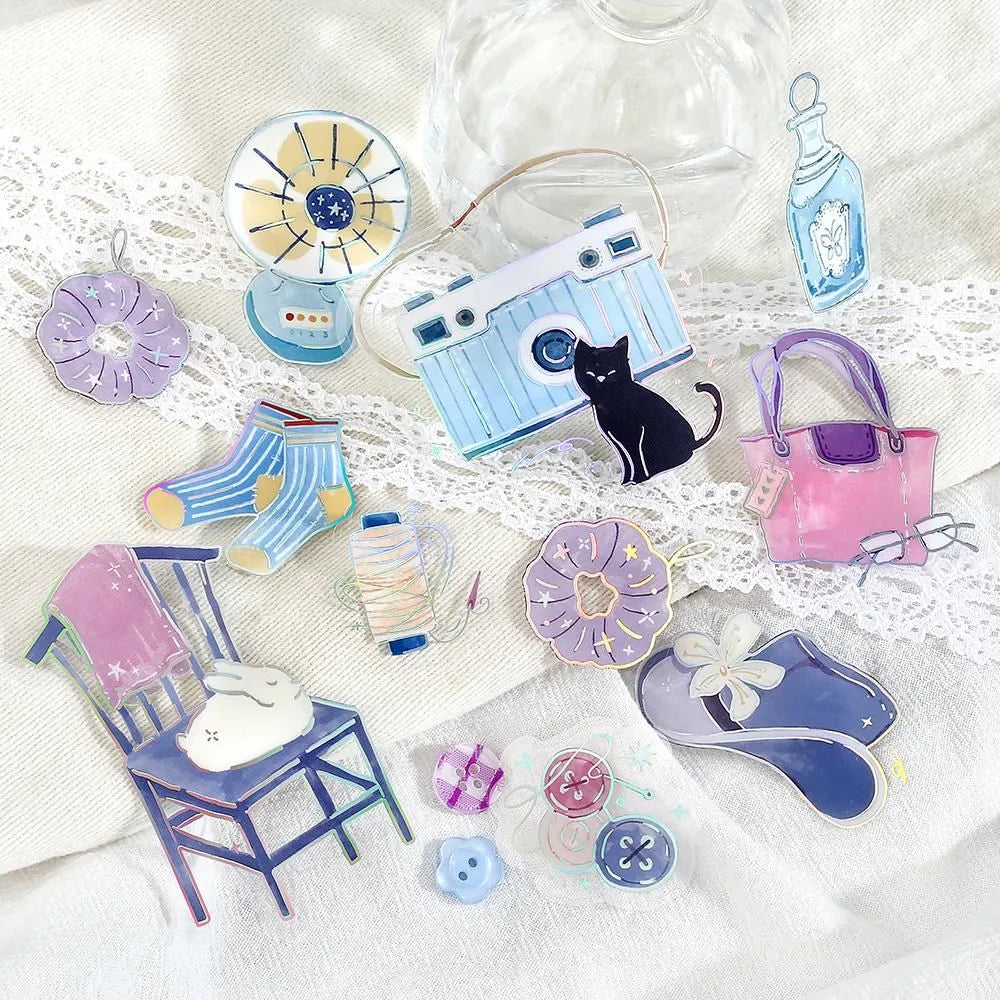 BGM Dolce Vita Foil-stamped Clear Sticker - Fragments of Daily Life