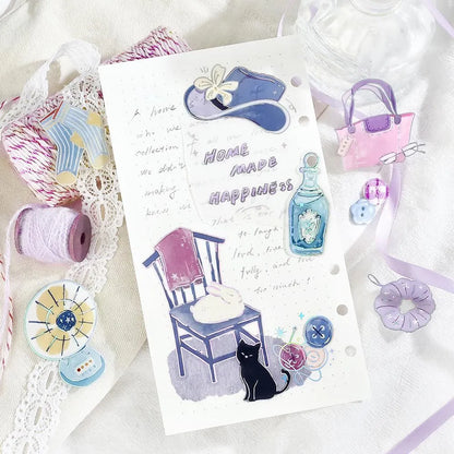 BGM Dolce Vita Foil-stamped Clear Sticker - Fragments of Daily Life