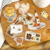 BGM Dolce Vita Foil-stamped Clear Sticker - Sweet Recipes - Default Title by Techo Treats Stationery