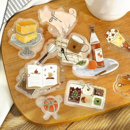 BGM Dolce Vita Foil-stamped Clear Sticker - Sweet Recipes