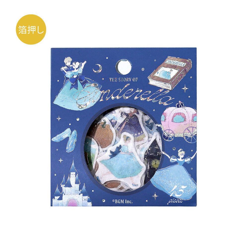 BGM Fairy Tale Foil-stamped Flake Seal - Blue - Default Title by Techo Treats Stationery