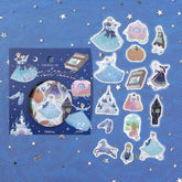 BGM Fairy Tale Foil-stamped Flake Seal - Blue - Default Title by Techo Treats Stationery
