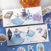 BGM Fairy Tale Foil-stamped Flake Seal - Blue - Default Title by Techo Treats Stationery