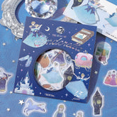 BGM Fairy Tale Foil-stamped Flake Seal - Blue - Default Title by Techo Treats Stationery