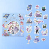BGM Fairy Tale Foil-stamped Flake Seal - Purple - Default Title by Techo Treats Stationery