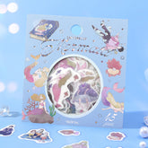 BGM Fairy Tale Foil-stamped Flake Seal - Purple - Default Title by Techo Treats Stationery