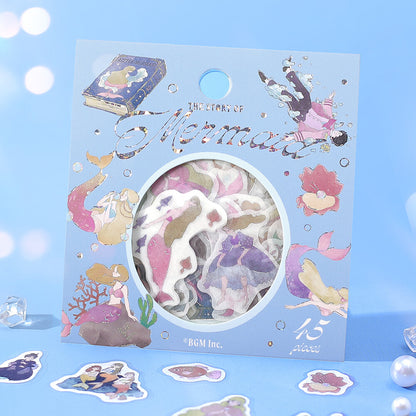 BGM Fairy Tale Foil-stamped Flake Seal - Purple - Default Title by Techo Treats Stationery