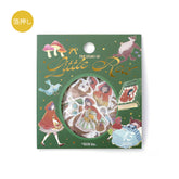 BGM Fairy Tale Foil-stamped Flake Seal - Red Riding Hood - Default Title by Techo Treats Stationery