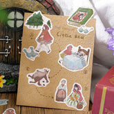 BGM Fairy Tale Foil-stamped Flake Seal - Red Riding Hood - Default Title by Techo Treats Stationery