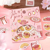 BGM Fragments of a Journey Foil-stamped Flake Seal - To Japan - Default Title by Techo Treats Stationery