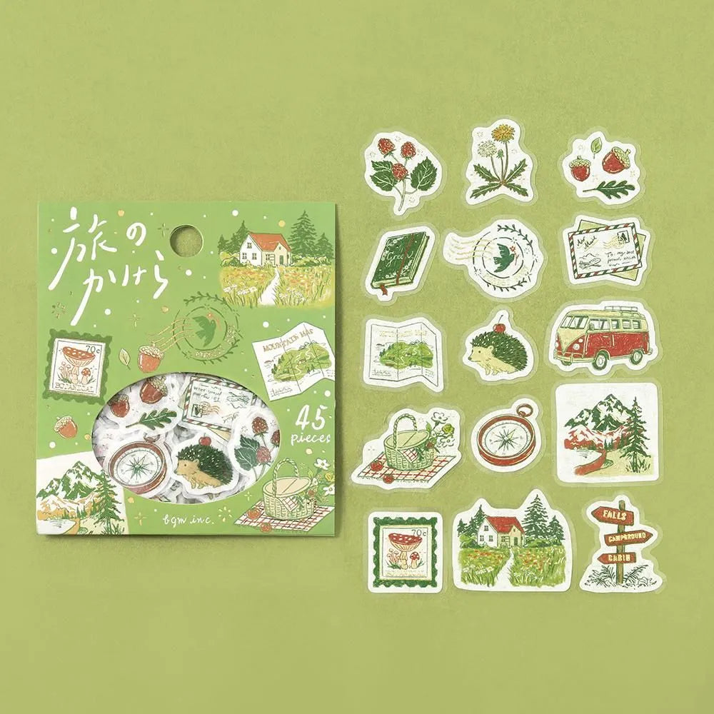 BGM Fragments of a Journey Foil-stamped Flake Seal - To the Forest - Default Title by Techo Treats Stationery