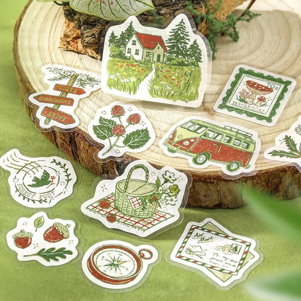 BGM Fragments of a Journey Foil-stamped Flake Seal - To the Forest - Default Title by Techo Treats Stationery