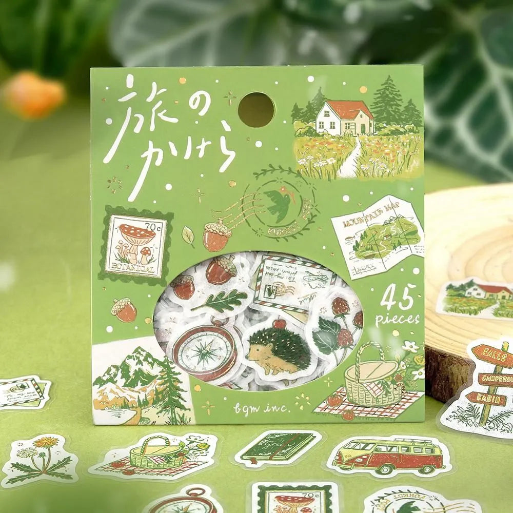 BGM Fragments of a Journey Foil-stamped Flake Seal - To the Forest - Default Title by Techo Treats Stationery