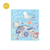 BGM Fragments of a Journey Foil-stamped Flake Seal - To the Sea - Default Title by Techo Treats Stationery
