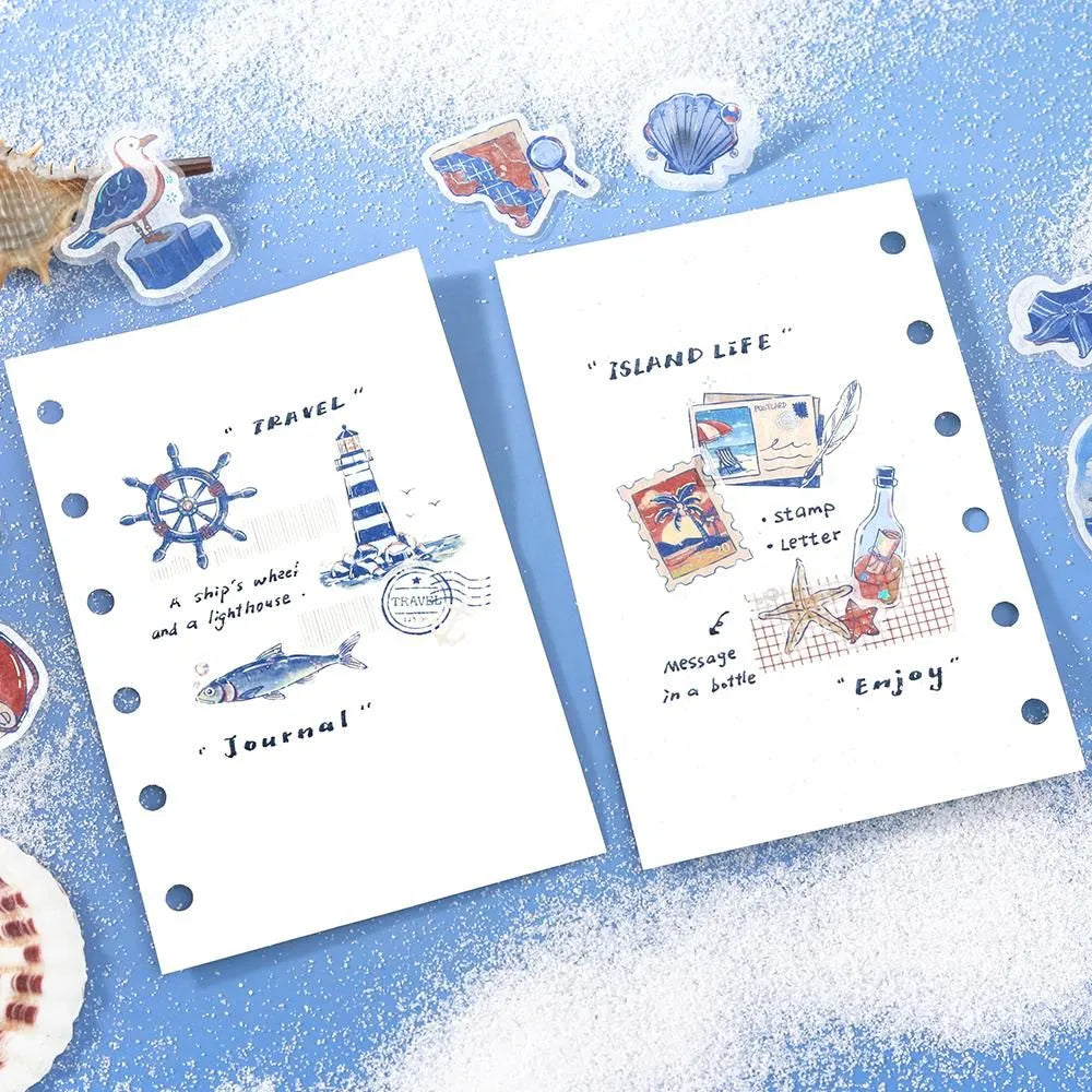 BGM Fragments of a Journey Foil-stamped Flake Seal - To the Sea - Default Title by Techo Treats Stationery