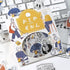 BGM Girl Picture Book Coordinate Seal - City Girl - Default Title by Techo Treats Stationery