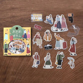 BGM Girl Picture Book Coordinate Seal - Girls Trip - Default Title by Techo Treats Stationery