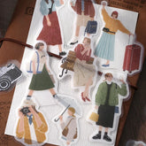 BGM Girl Picture Book Coordinate Seal - Girls Trip - Default Title by Techo Treats Stationery