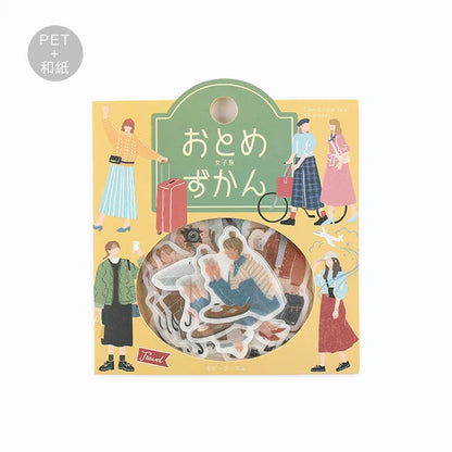 BGM Girl Picture Book Coordinate Seal - Girls Trip - Default Title by Techo Treats Stationery