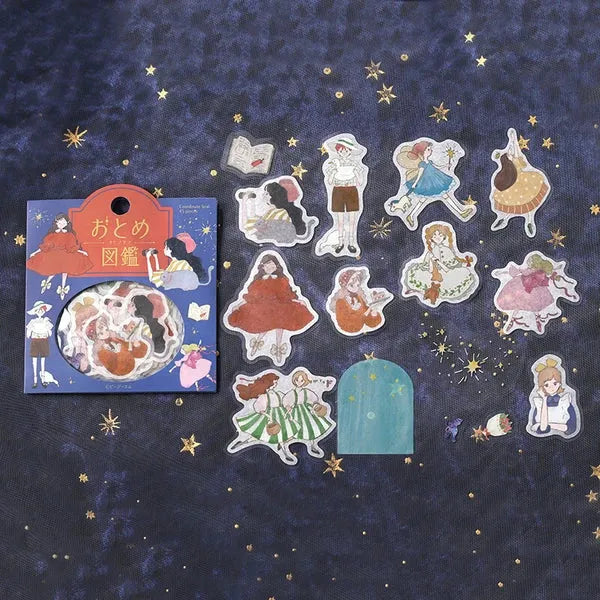 BGM Girl Picture Book Coordinate Seal - Princess - Default Title by Techo Treats Stationery