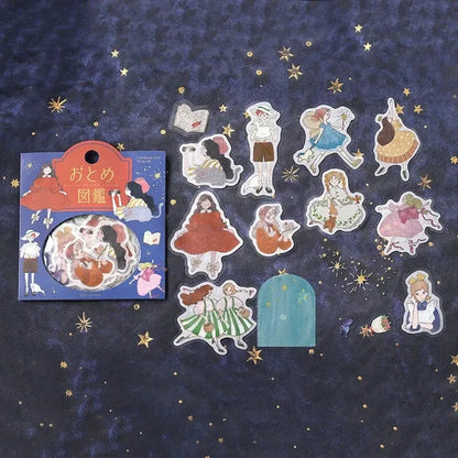 BGM Girl Picture Book Coordinate Seal - Princess - Default Title by Techo Treats Stationery