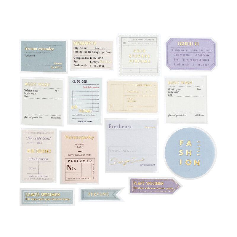 BGM Healing Time Foil-stamped Large Size Flake Seal - Lavender - Default Title by Techo Treats Stationery