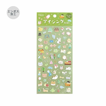 BGM Icing Seal Embossed Sticker Vol.1 - Animal Meetup