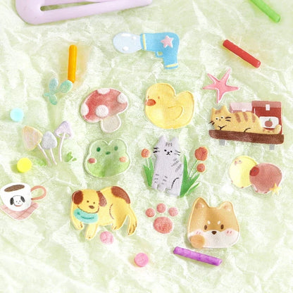 BGM Icing Seal Embossed Sticker Vol.1 - Animal Meetup