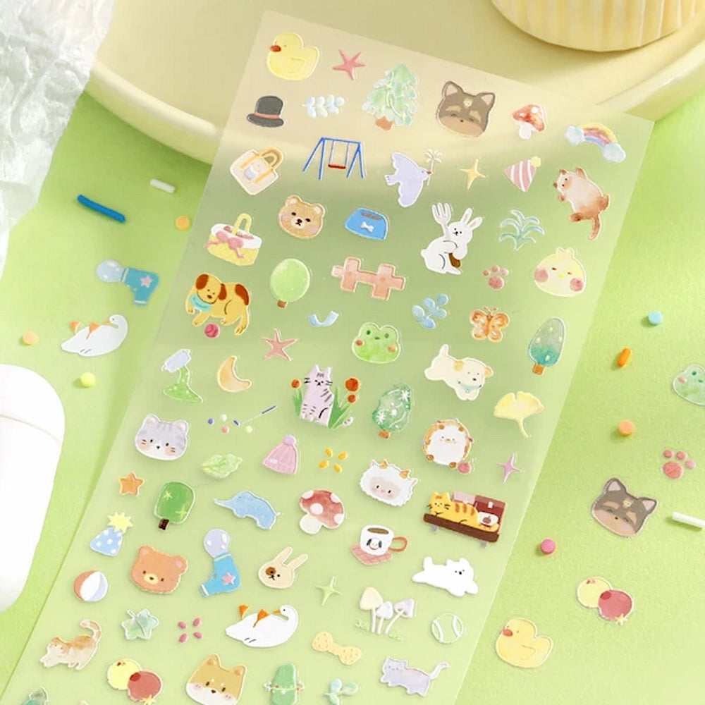 BGM Icing Seal Embossed Sticker Vol.1 - Animal Meetup