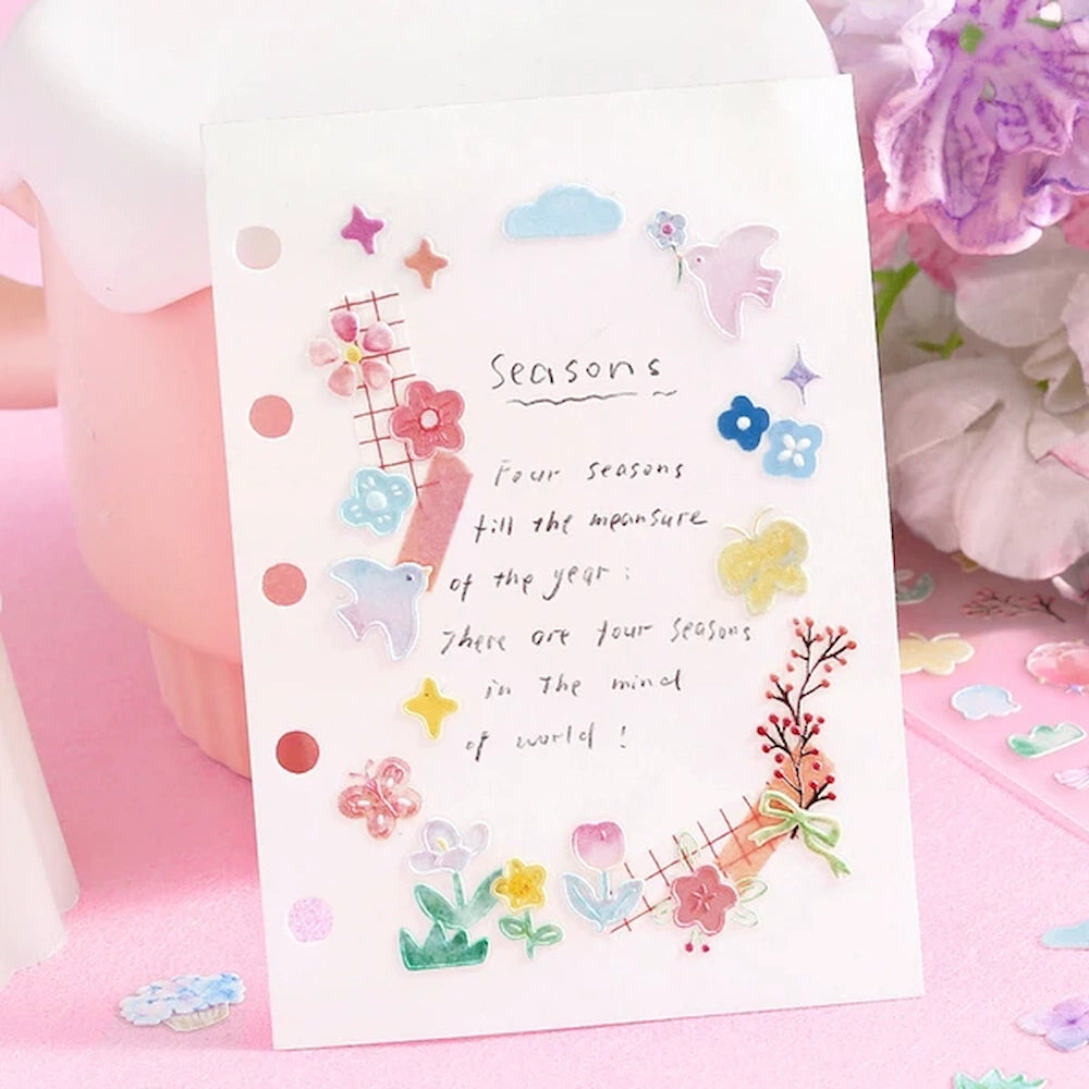 BGM Icing Seal Embossed Sticker Vol.1 - Bloom
