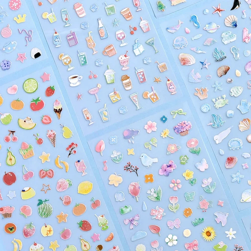BGM Icing Seal Embossed Sticker Vol.1 - Colored Fruits