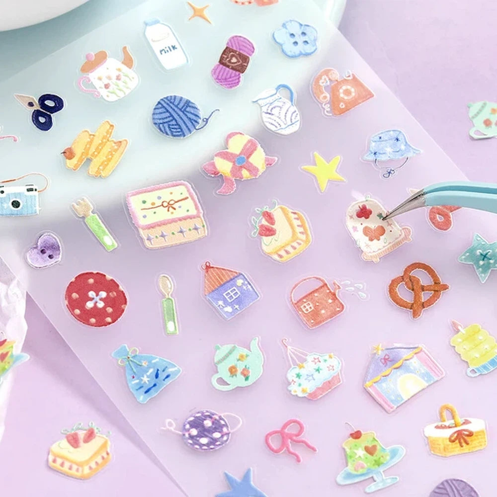 BGM Icing Seal Embossed Sticker Vol.1 - Colors of Life