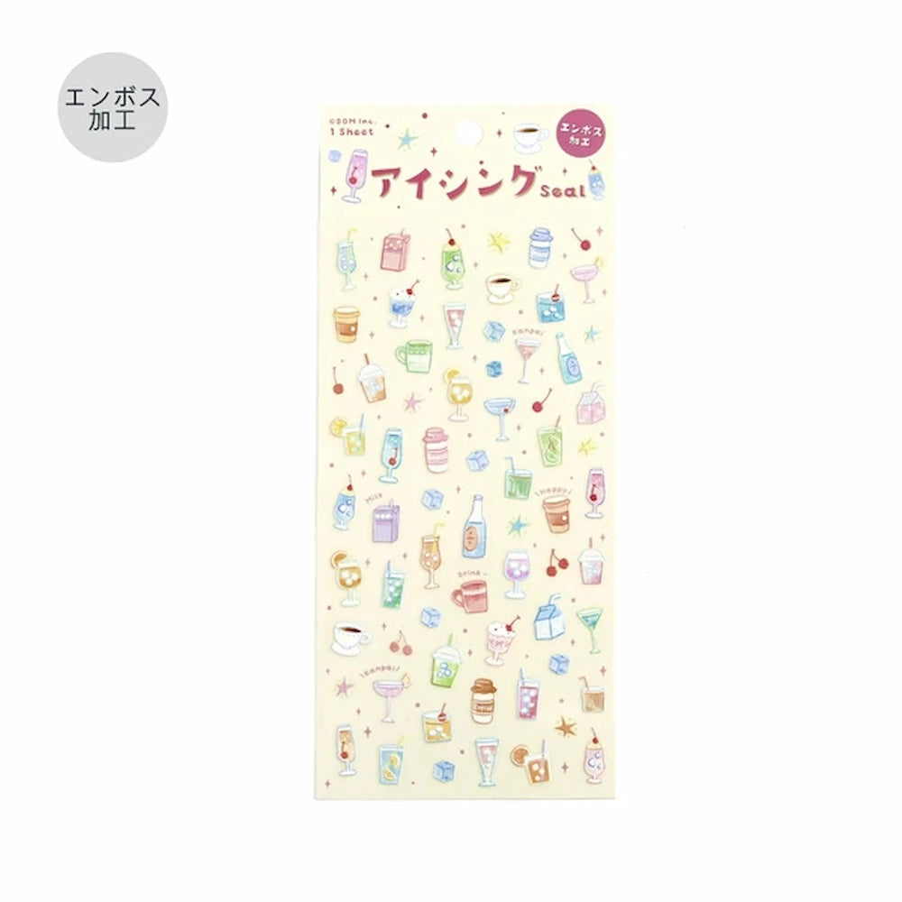 BGM Icing Seal Embossed Sticker Vol.1 - Soft Drinks